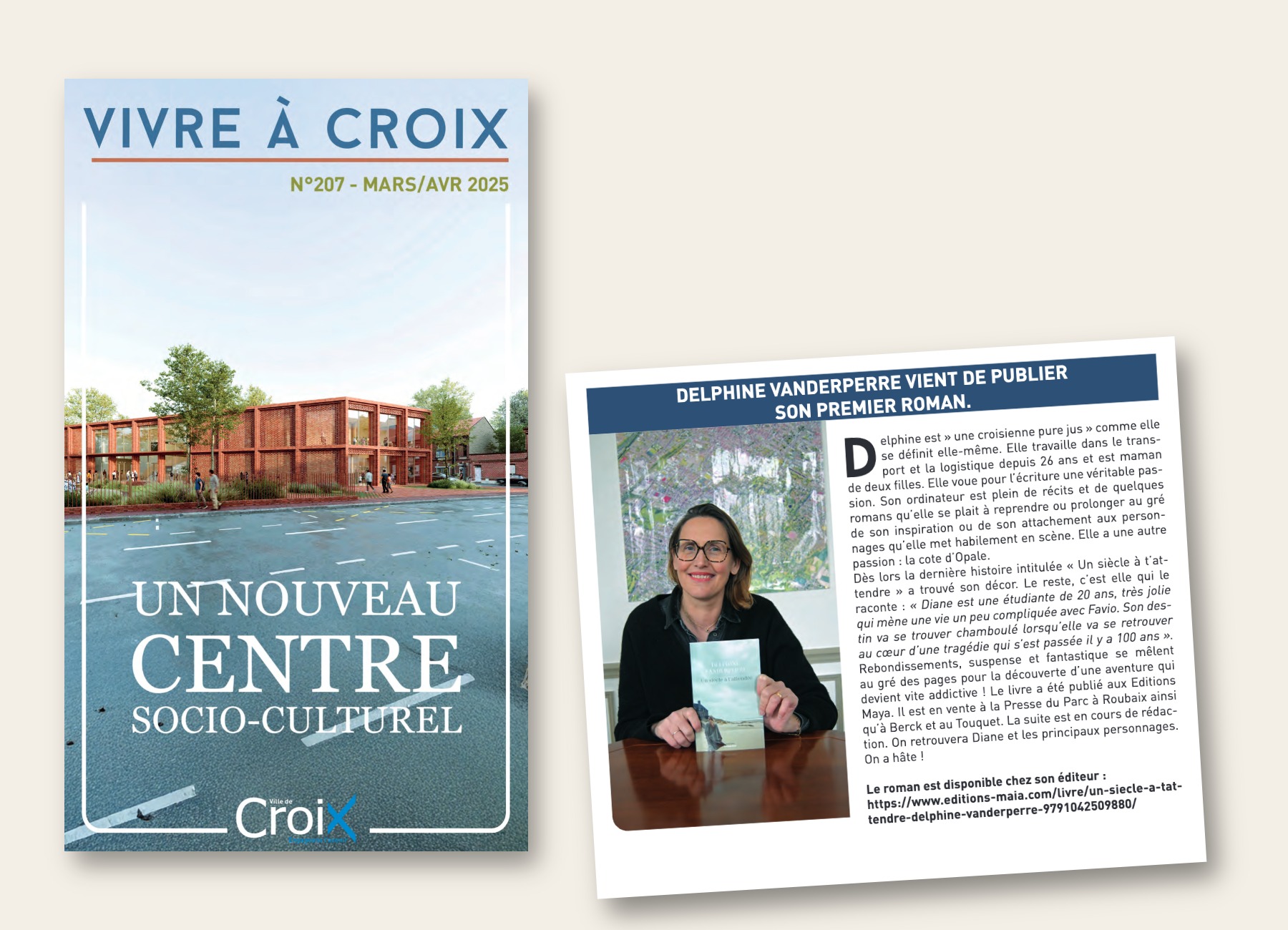 Delphine Vanderperre vient de publier son premier roman